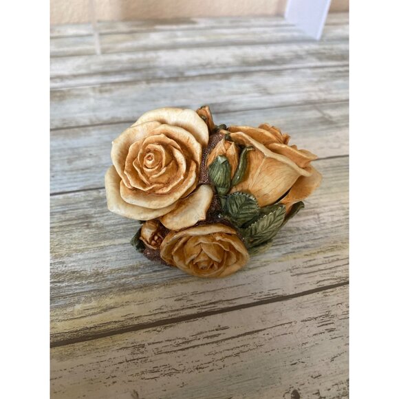 Harmony Kingdom Lord Byron's Harmony Garden Double Rose Trinket Boxes Set of 3 - Picture 2 of 16